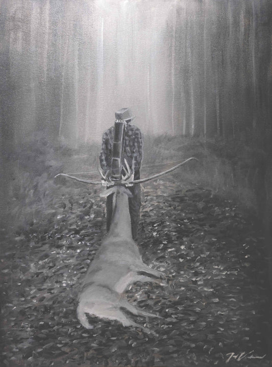 "Fred Bear" Study Original