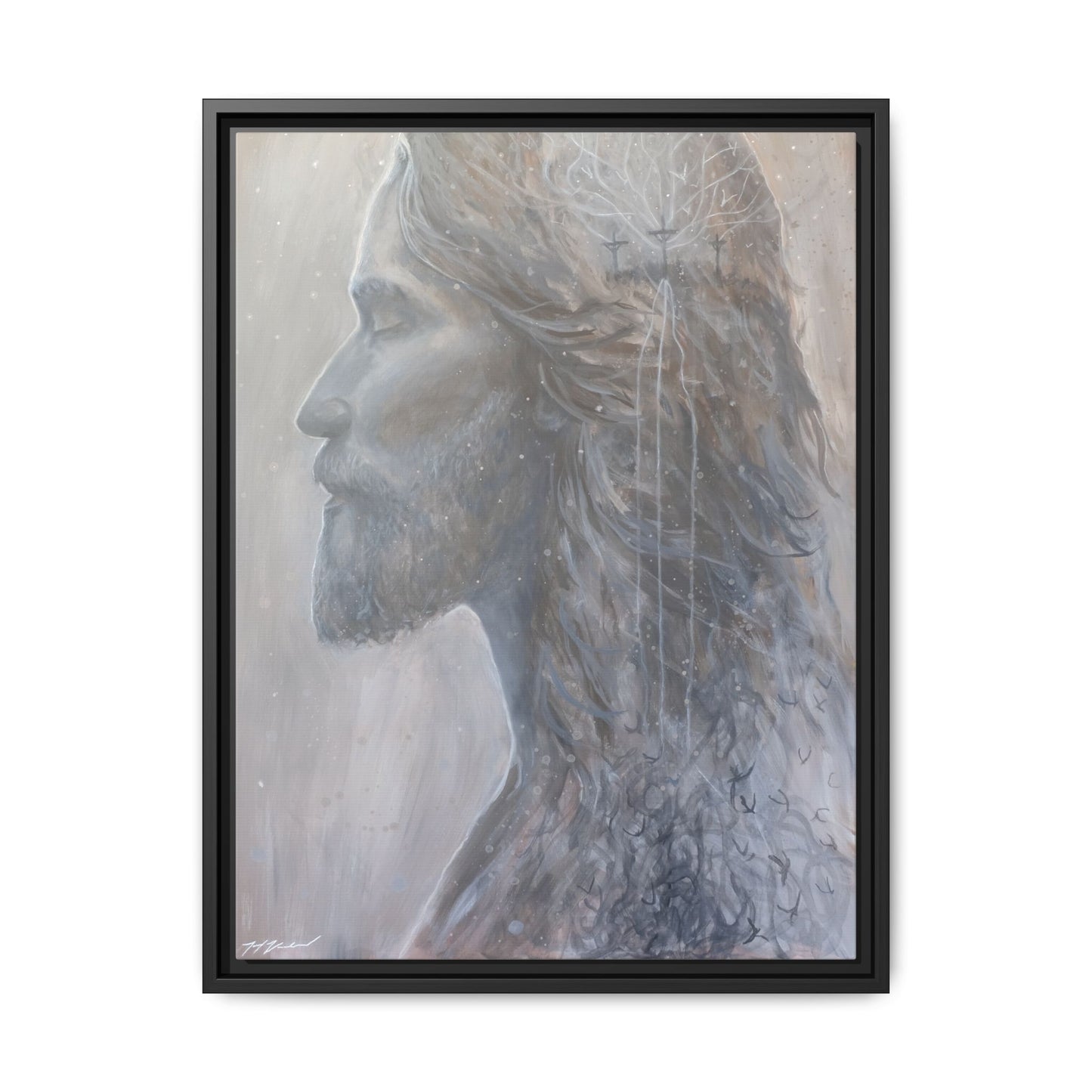 "GRACE" 18 x 24 FRAMED CANVAS
